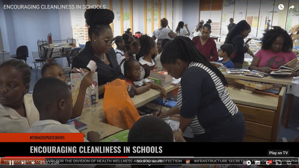 Encouraging cleanliness in schools | Tobago Updates